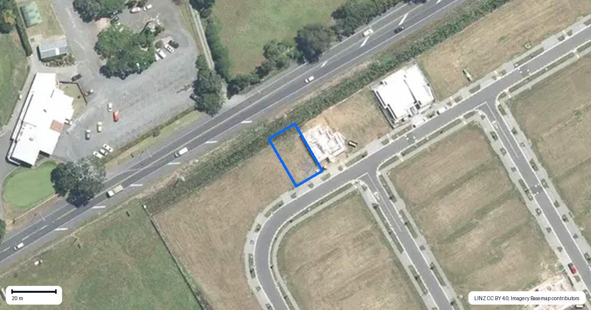 Property context map for 26 Metoriti Crescent, Karaka, Papakura