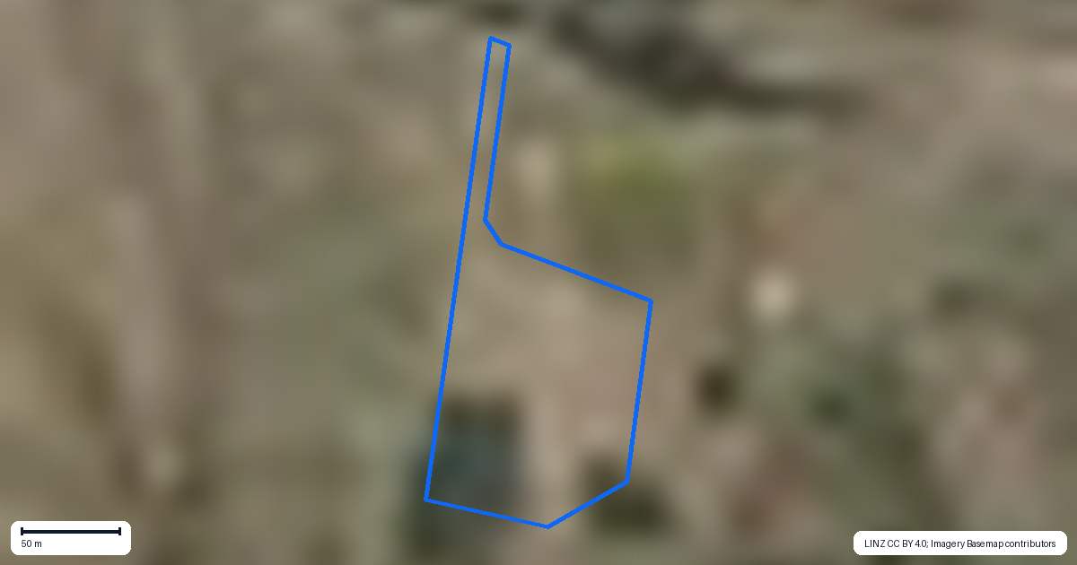 Property context map for 1597 Taihape Road, Sherenden, Hastings