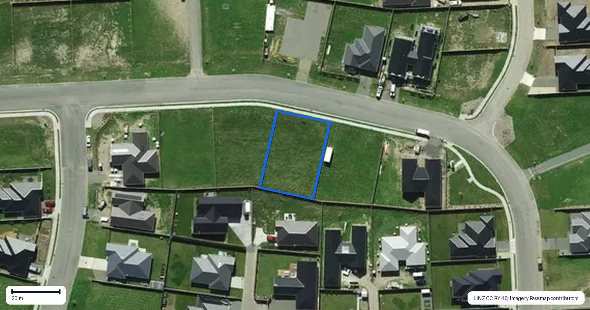 Property context map for 52 Hilton Drive, Amberley