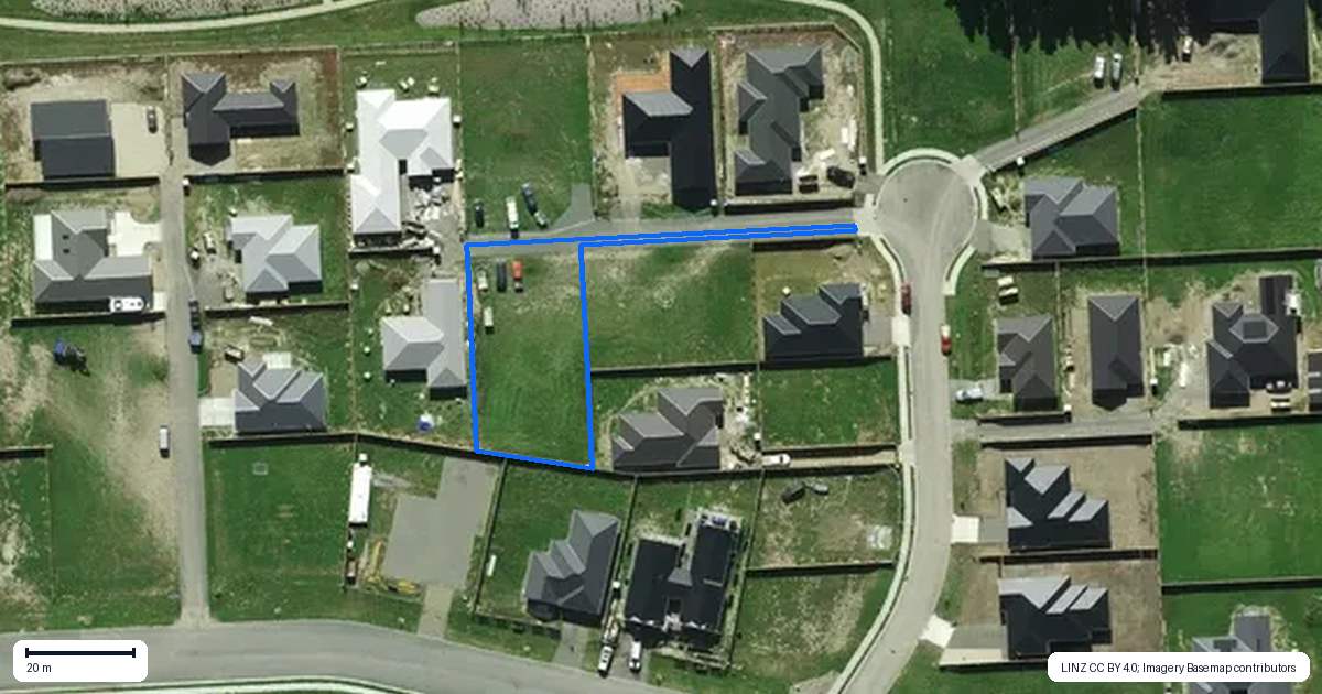 Property context map for 3 Hunter Lane, Amberley