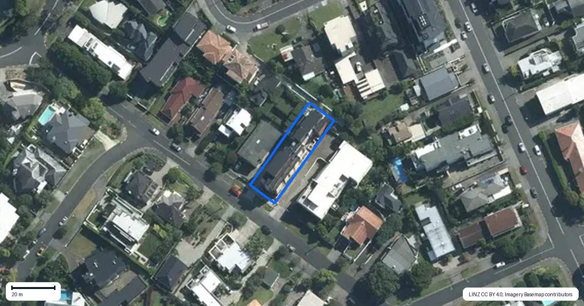 Property context map for 1/10 Kaimata Street, Saint Heliers, Auckland
