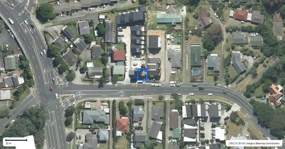 Property context map for 2/8 Chivalry Road, Glenfield, Auckland