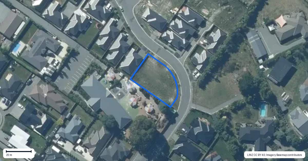 Property context map for 23B Russell Lilley Drive, Rolleston