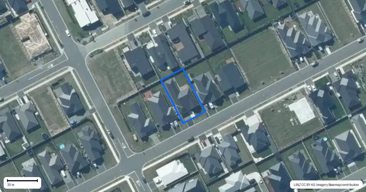 Property context map for 36 Lenborough Drive, Rolleston