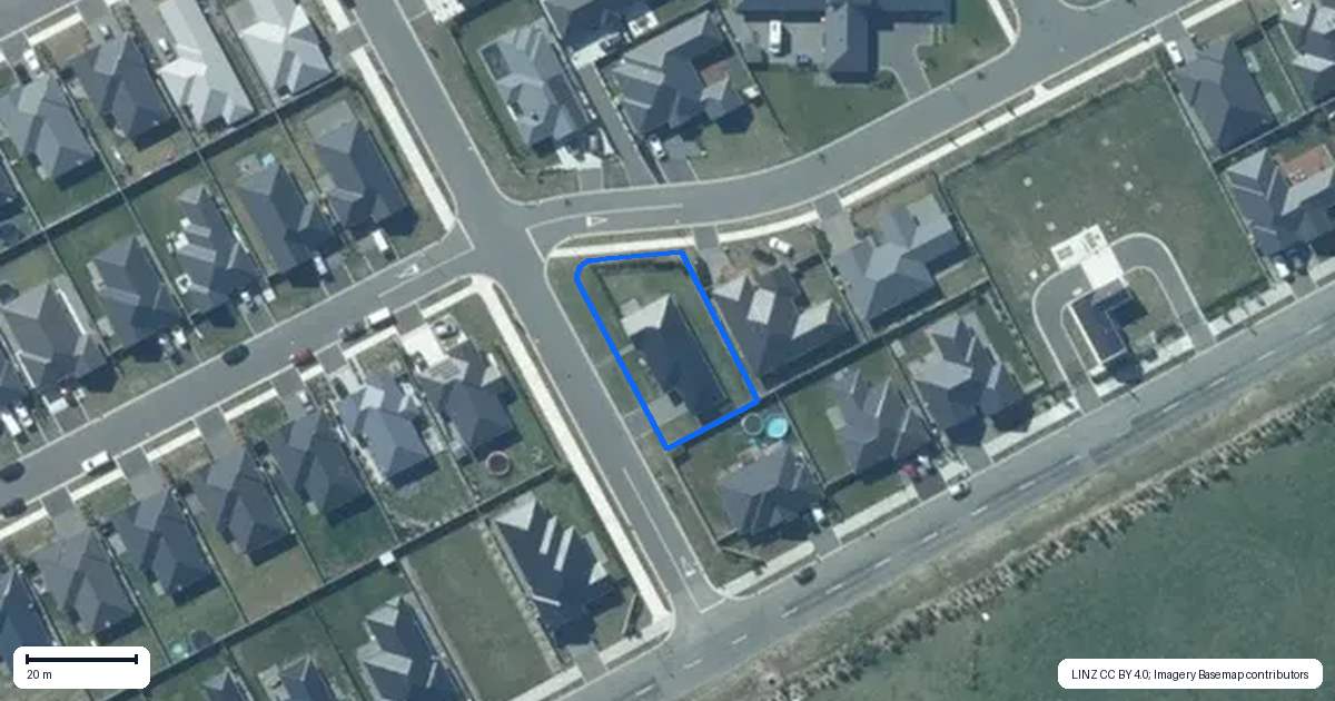Property context map for 4 Drylands Drive, Rolleston