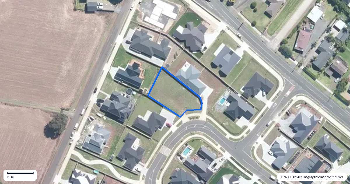 Property context map for 26 Kerr Crescent, Patumahoe, Pukekohe