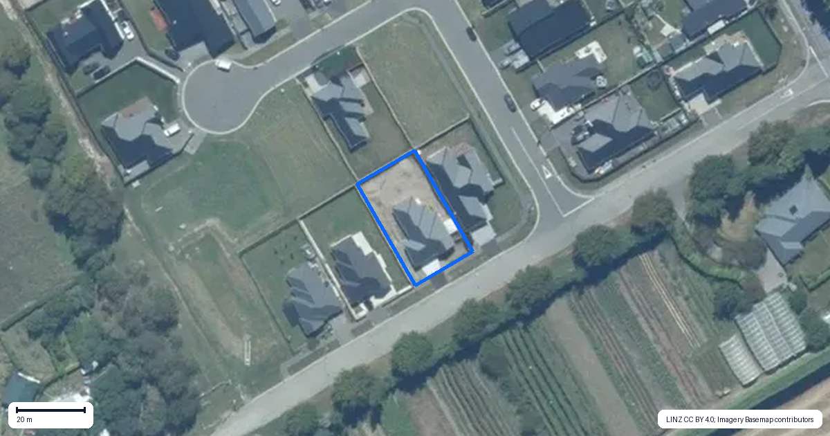 Property context map for 62 Brook Street, Southbridge