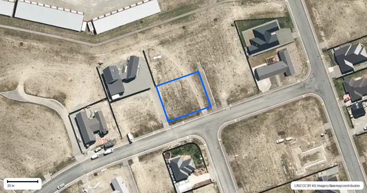 Property context map for 8 Turbine Avenue, Twizel