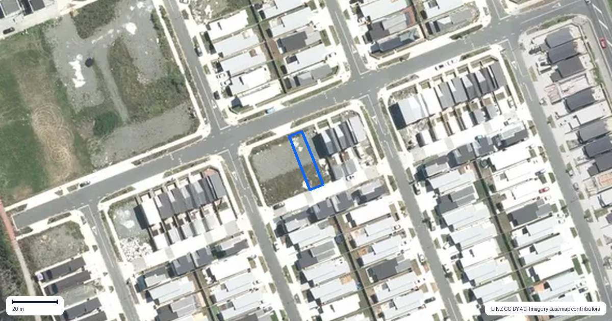 Property context map for 28 Corporal Street, Papakura