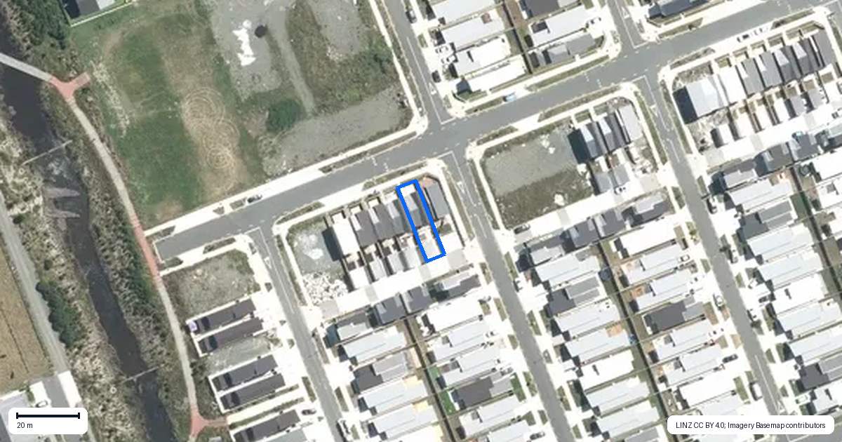 Property context map for 38 Corporal Street, Papakura