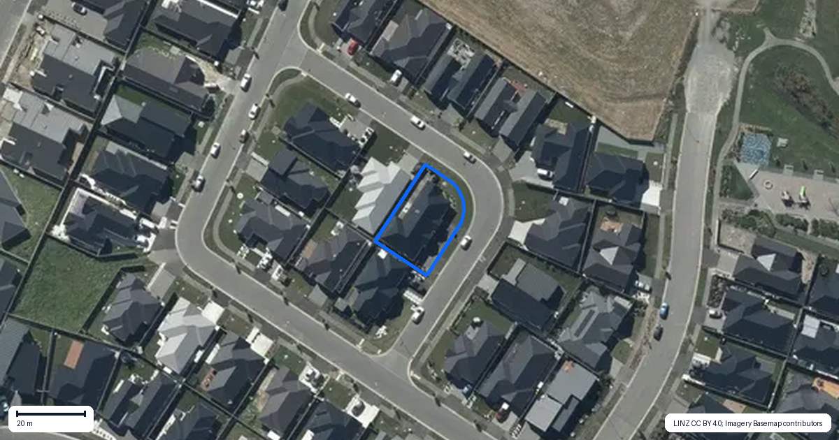 Property context map for 3 Dalness Crescent, Halswell, Christchurch