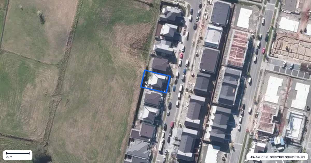 Property context map for 16 Oyster Drive, Whenuapai, Auckland