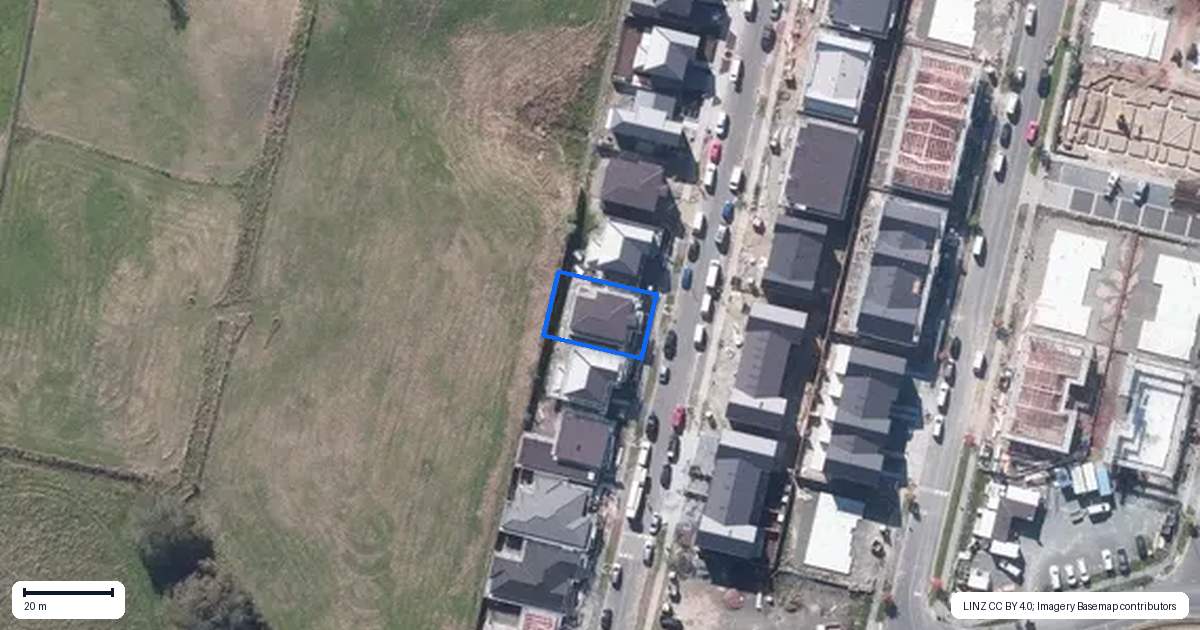 Property context map for 14 Oyster Drive, Whenuapai, Auckland