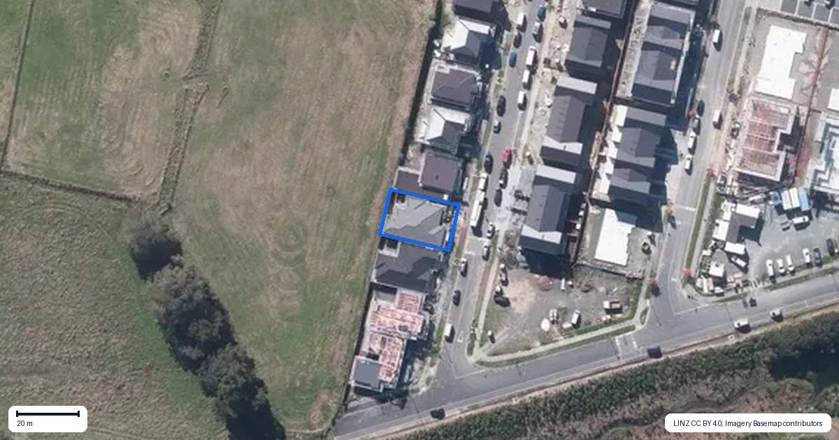 Property context map for 8 Oyster Drive, Whenuapai, Auckland