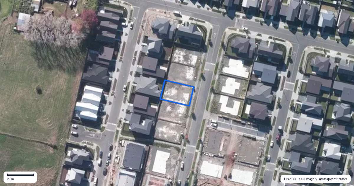 Property context map for 50 Samuel Marsden Place, Whenuapai, Auckland
