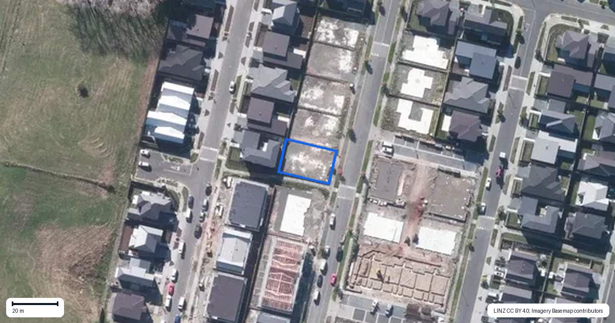 Property context map for 46 Samuel Marsden Place, Whenuapai, Auckland