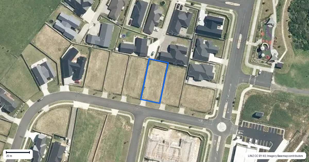 Property context map for 54 Highland Crescent, Te Awamutu