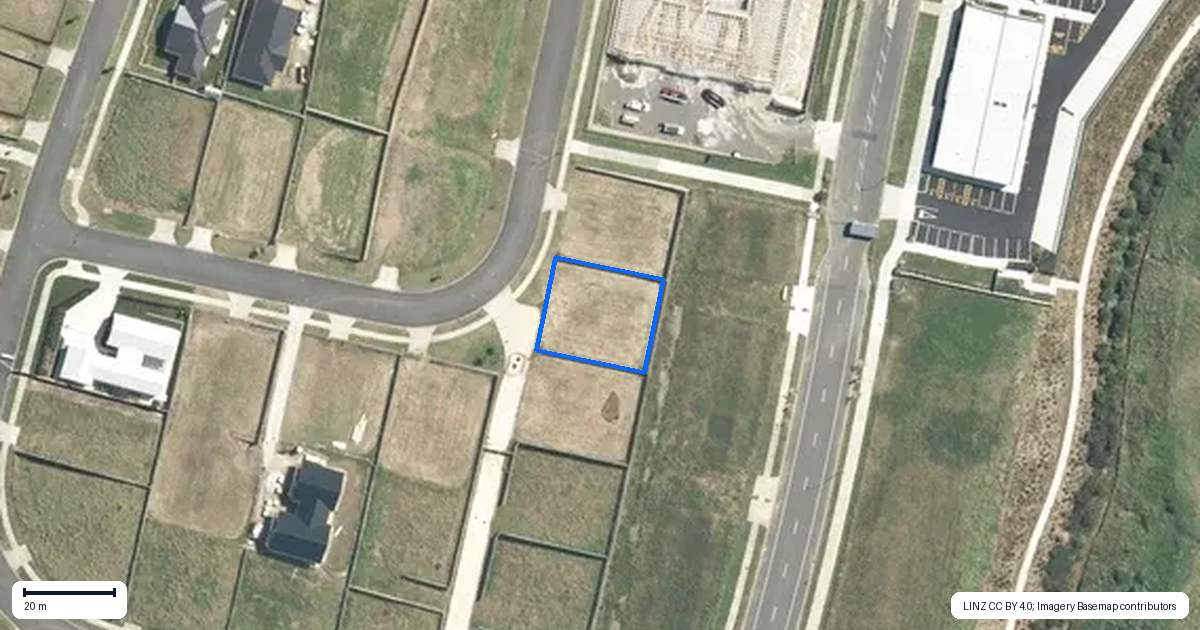 Property context map for 11 Takahe Lane, Te Awamutu