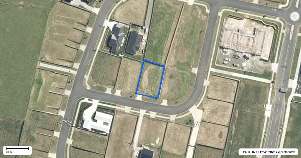 Property context map for 116 Sierra Place, Te Awamutu