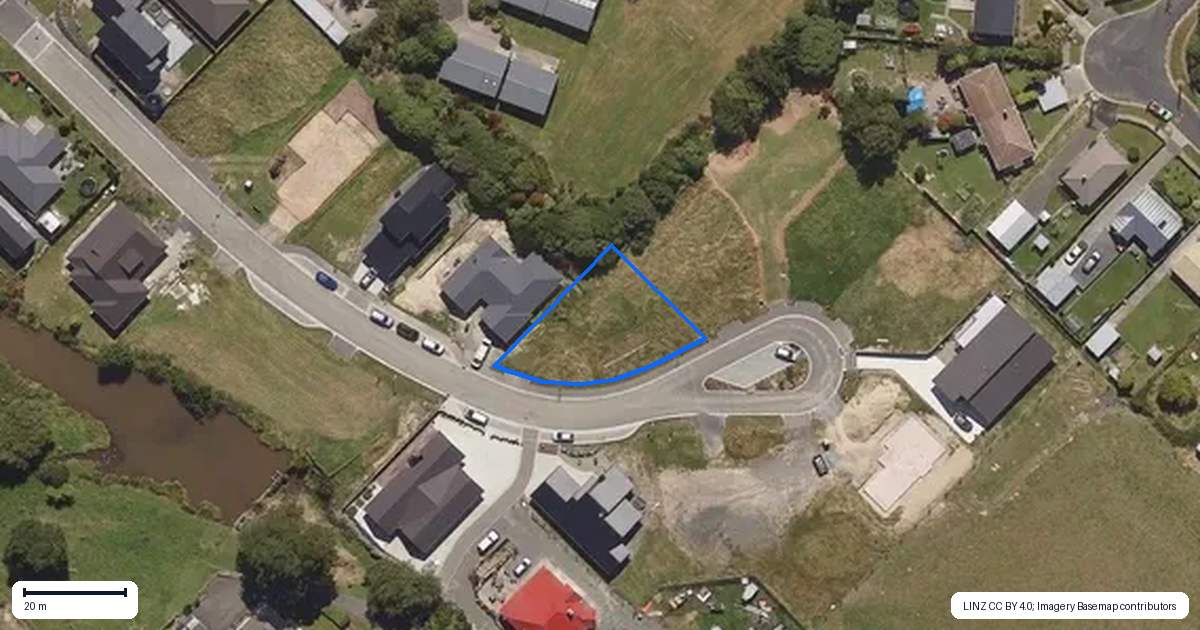 Property context map for 11 Shirley Lane, Sawyers Bay, Dunedin