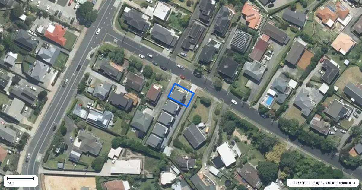 Property context map for 40A Belmont Terrace, Milford, Auckland
