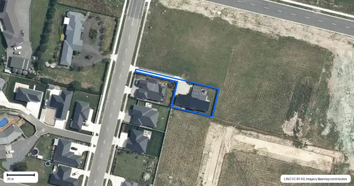 Property context map for 126 Churcher Street, Maewa, Feilding