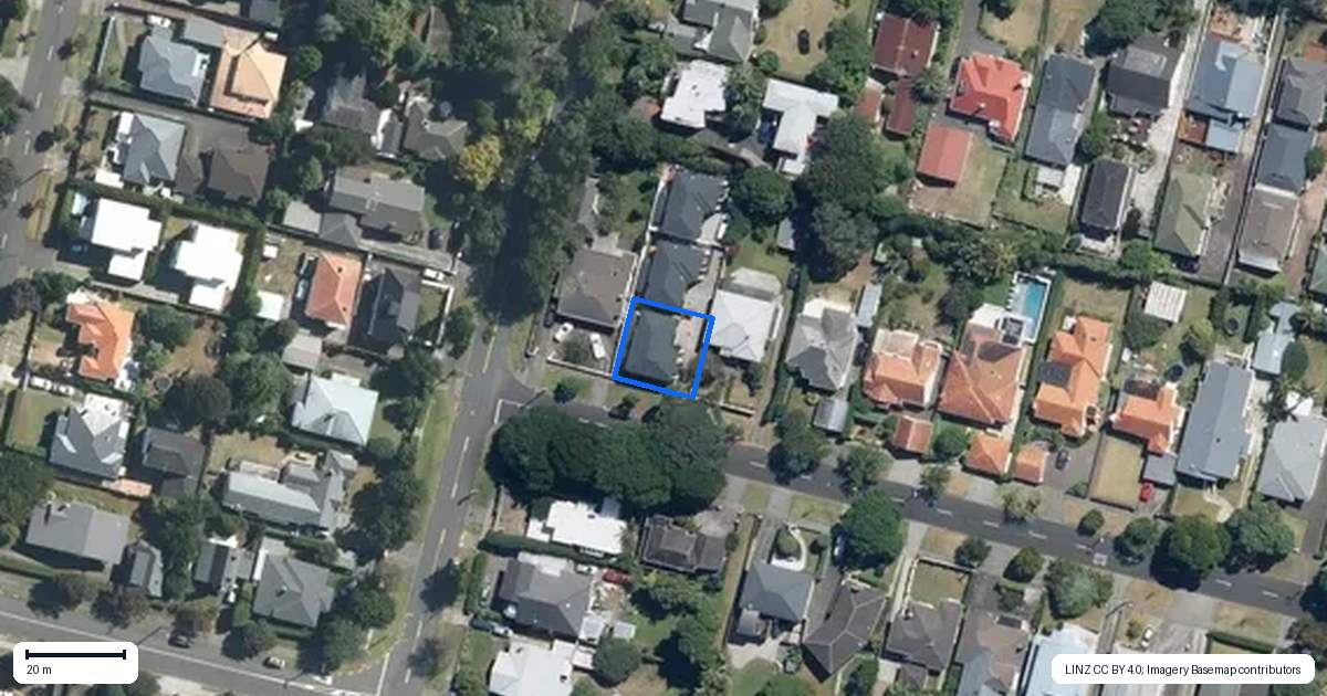 Property context map for 21A Gorrie Avenue, Epsom, Auckland