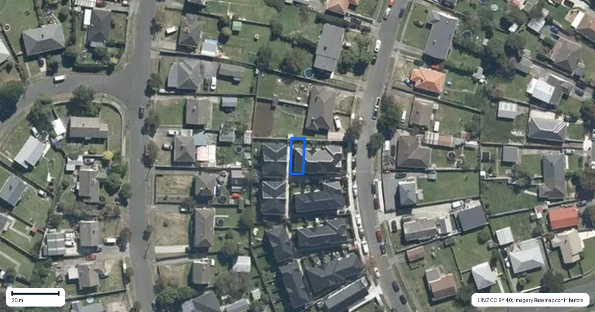 Property context map for 5/7 Milne Crescent, Taita, Lower Hutt