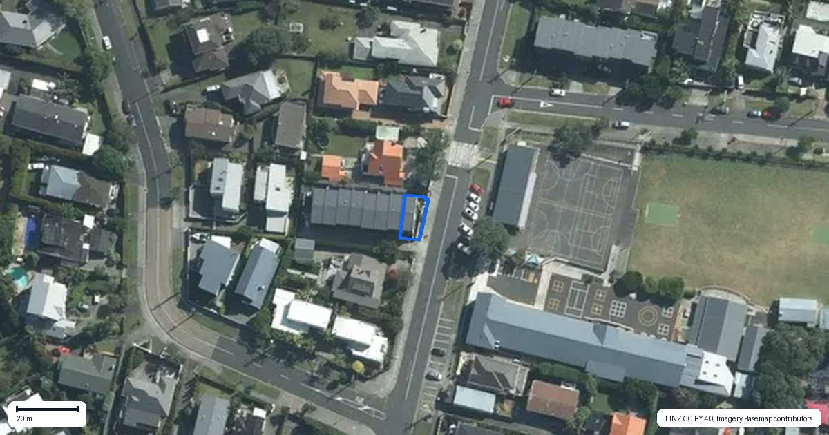 Property context map for 1/109 Kohimarama Road, Kohimarama, Auckland