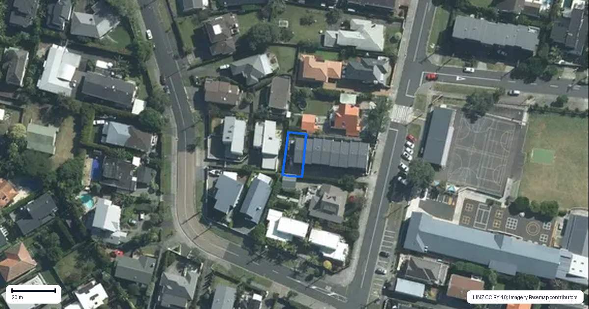 Property context map for 8/109 Kohimarama Road, Kohimarama, Auckland