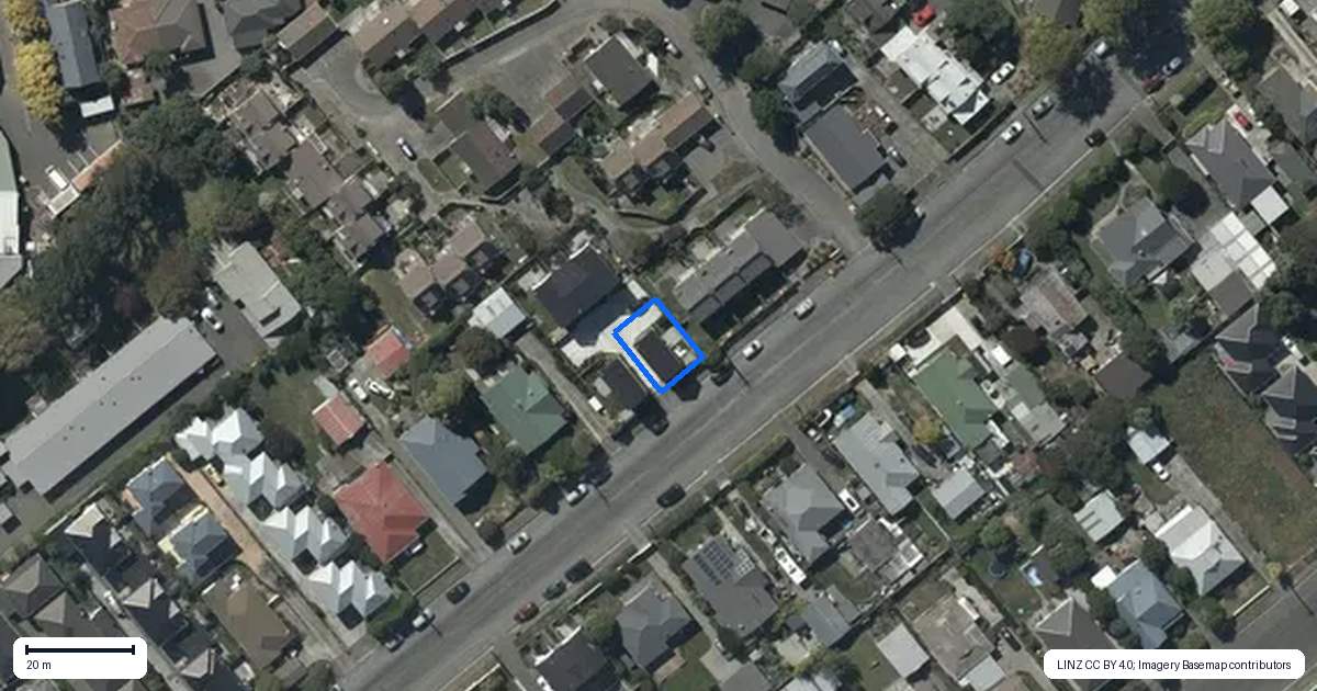 Property context map for 2/29 Bolton Avenue, Spreydon, Christchurch