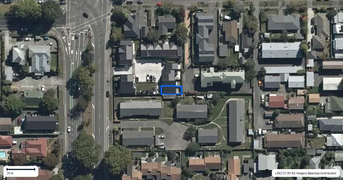 Property context map for 4/300 Fitzgerald Avenue, Christchurch Central, Christchurch