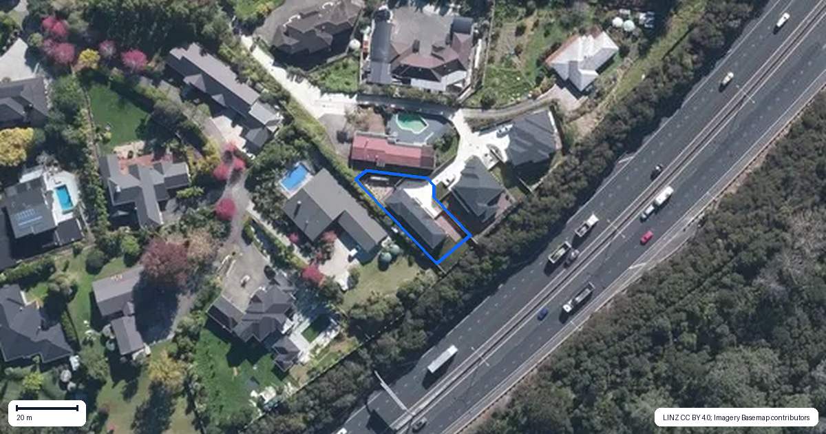 Property context map for 38F Wicklam Lane, Greenhithe, Auckland