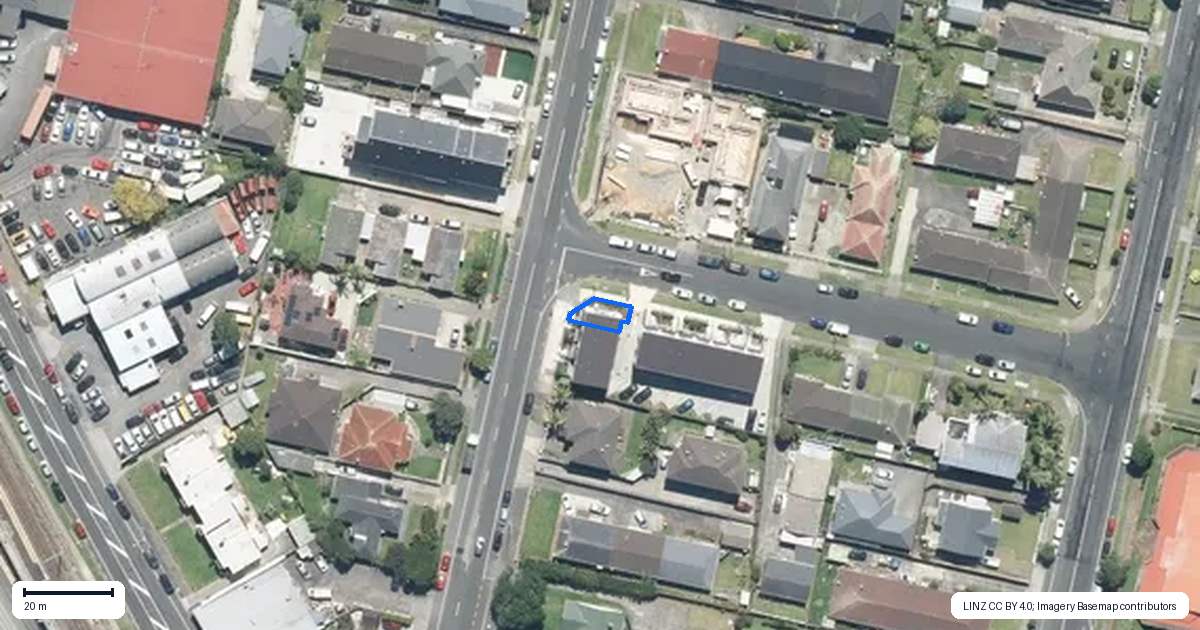 Property context map for 45 Coronation Road, Papatoetoe, Auckland