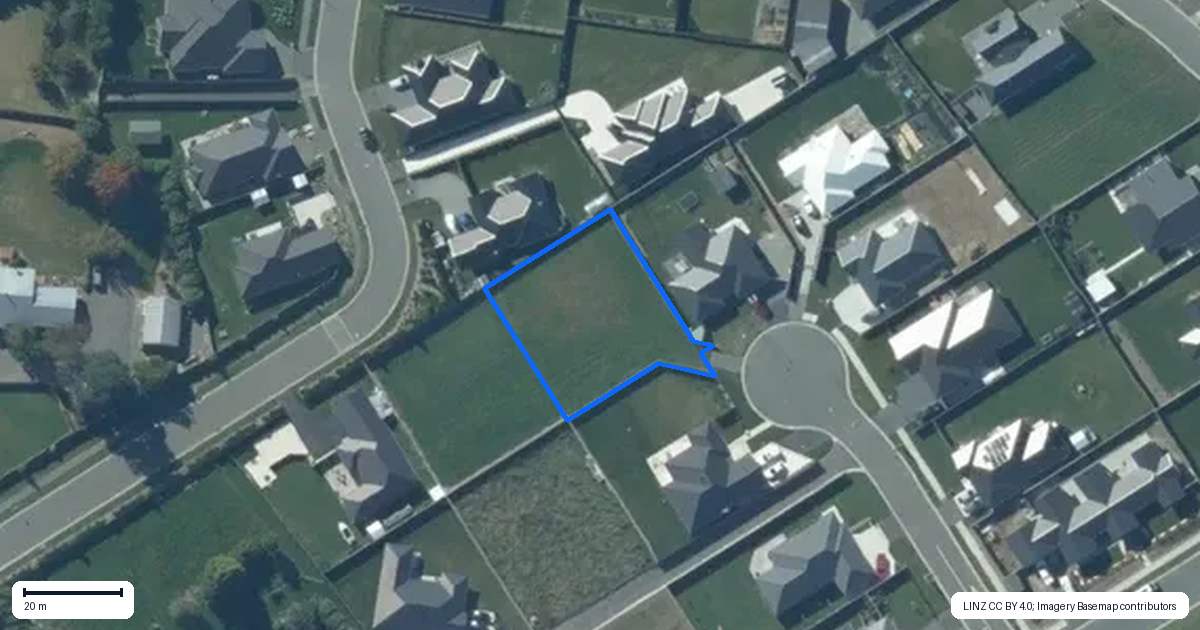 Property context map for 11 Mary Place, Darfield