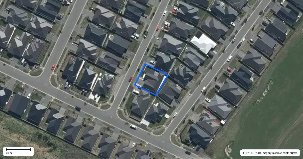 Property context map for 4 Borthwick Street, Belfast, Christchurch