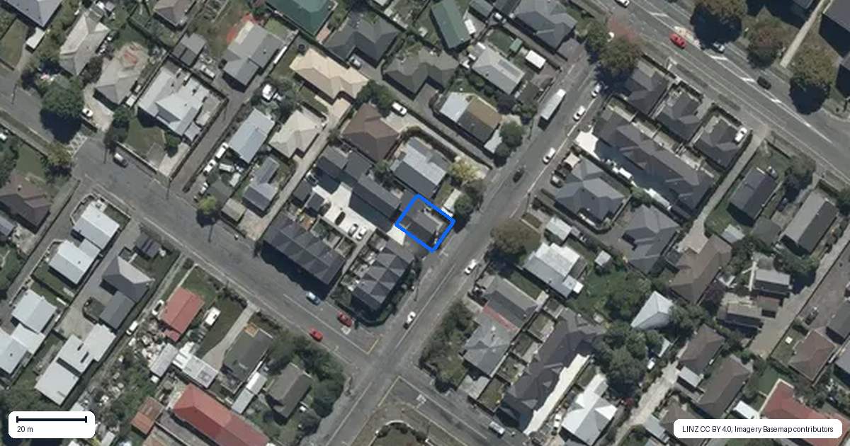 Property context map for 13/27 Sails Street, Papanui, Christchurch