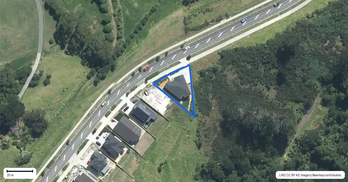 Property context map for 43 Glenvar Ridge Road, Long Bay, Auckland