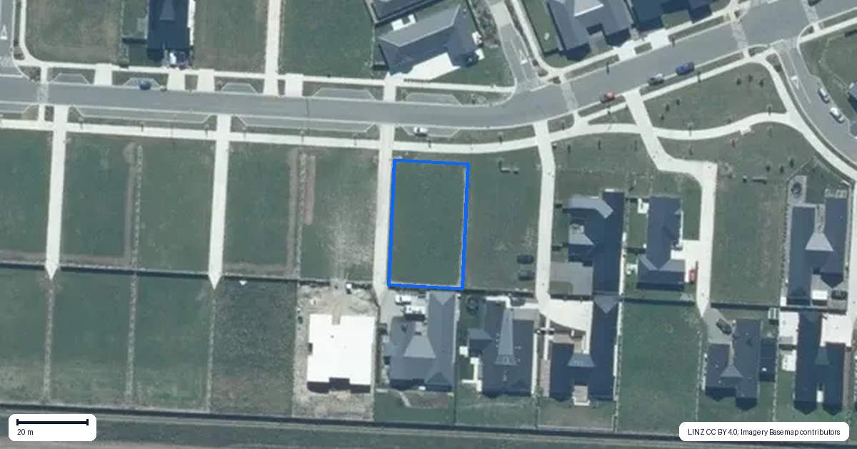 Property context map for 67 Waikirikiri Avenue, Lincoln