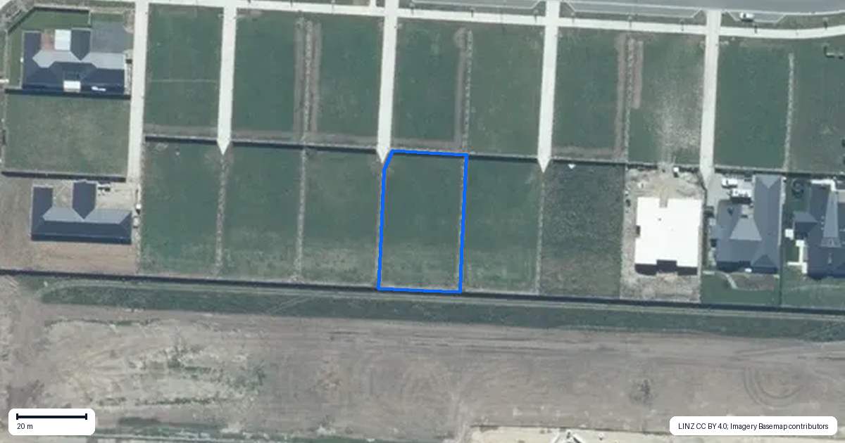Property context map for 85 Waikirikiri Avenue, Lincoln