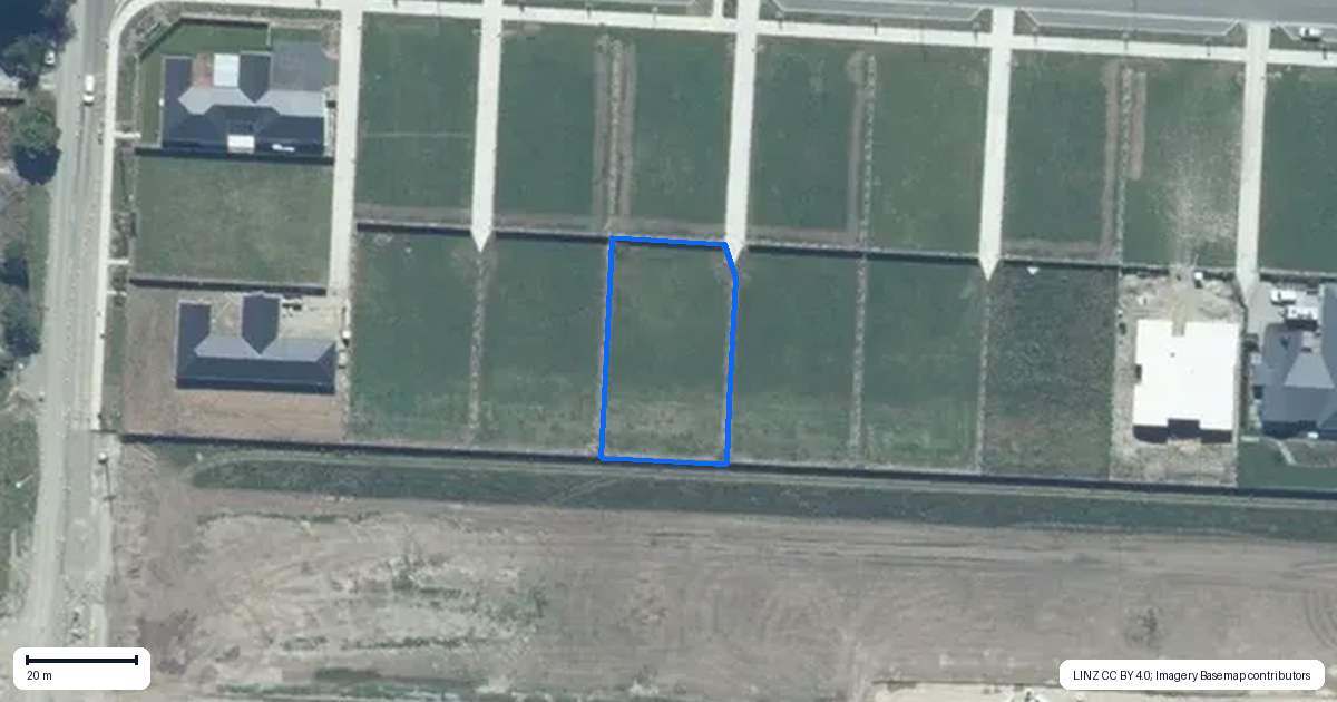Property context map for 87 Waikirikiri Avenue, Lincoln