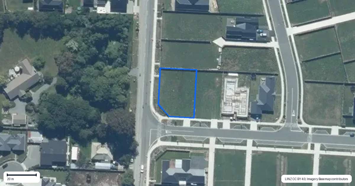 Property context map for 88 Waikirikiri Avenue, Lincoln