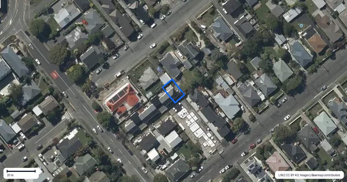 Property context map for 5/270 Selwyn Street, Spreydon, Christchurch