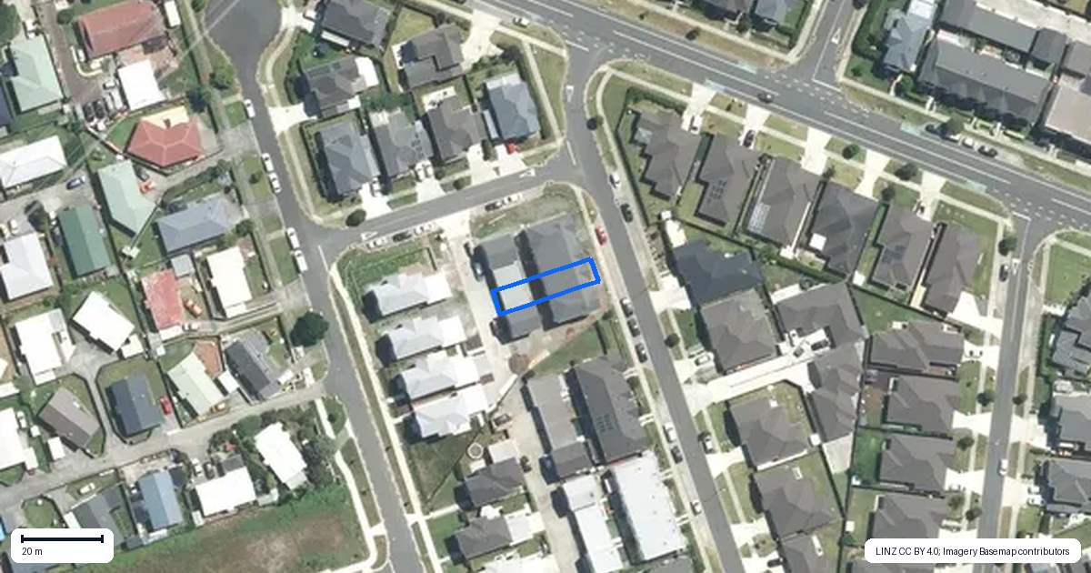 Property context map for 35 Aviation Street, Takanini, Auckland