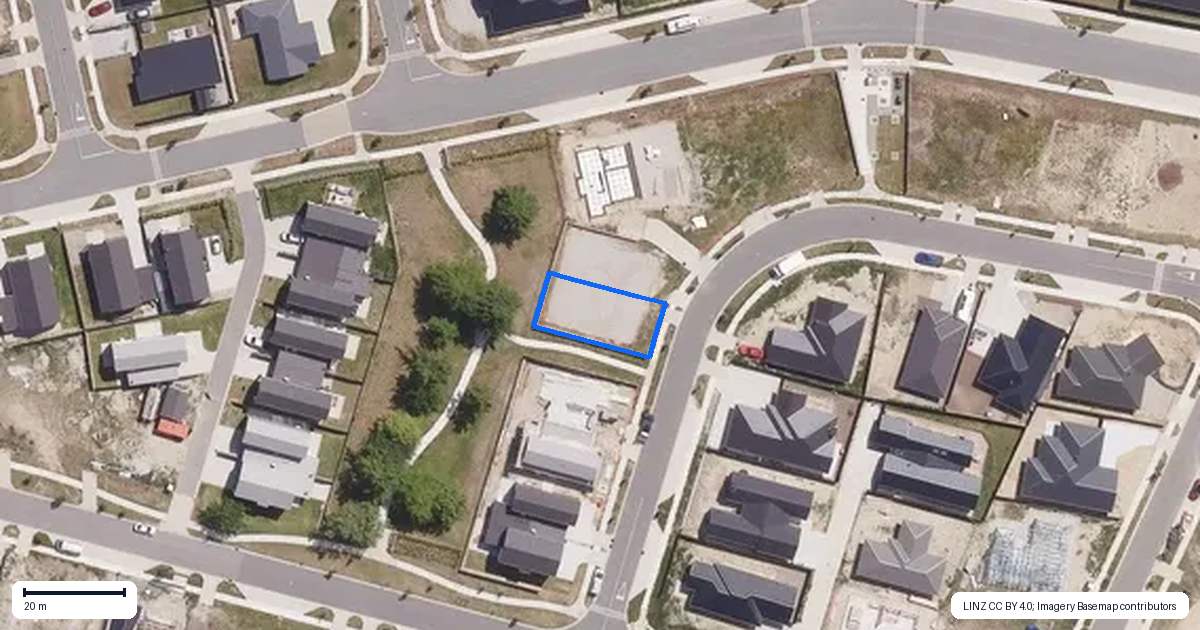 Property context map for 26 Woods Crescent, Cromwell