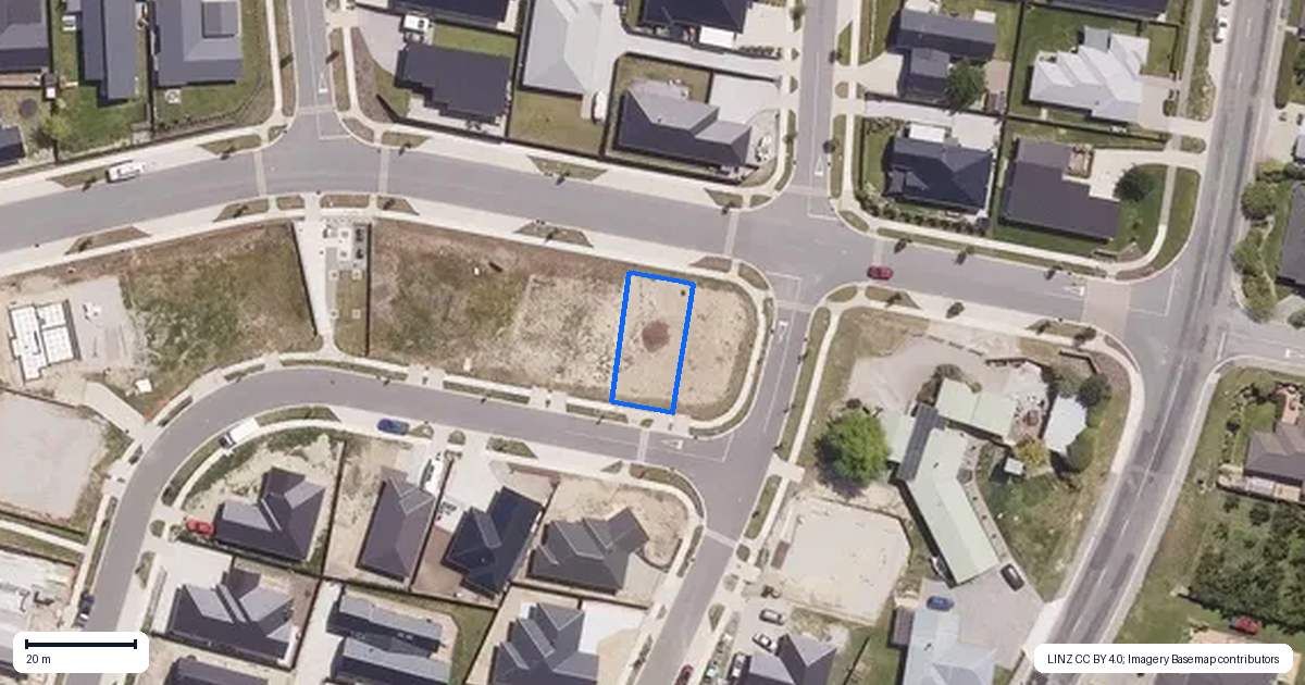 Property context map for 4 Woods Crescent, Cromwell