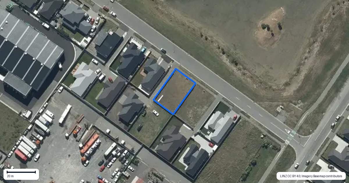 Property context map for 22D Little Gem Road, Wigram, Christchurch
