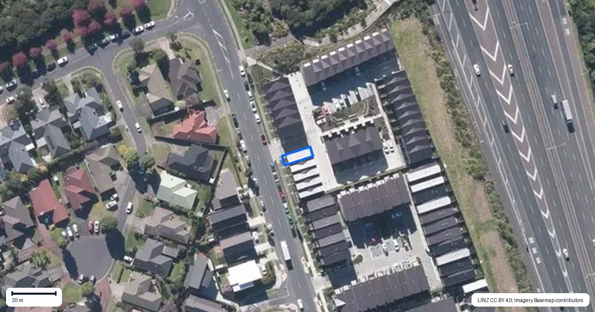 Property context map for 33/28 Westgate Drive, Westgate, Auckland