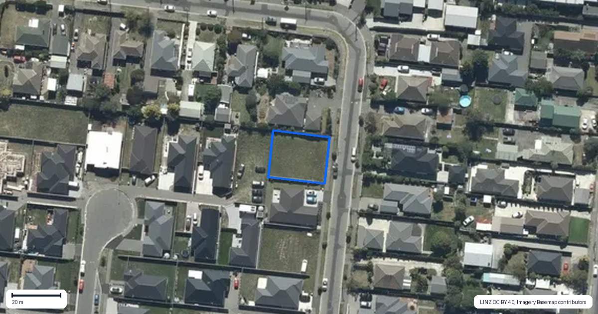 Property context map for 75 Willryan Avenue, New Brighton, Christchurch