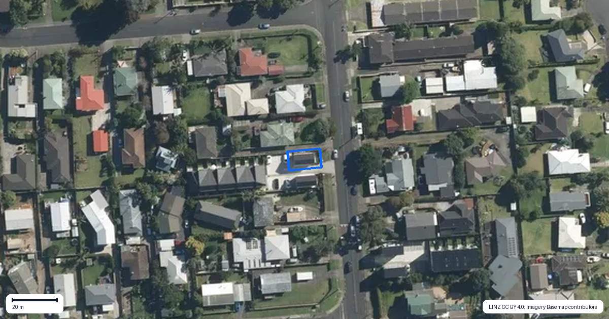 Property context map for 1/71 Ruawai Road, Mount Wellington, Auckland